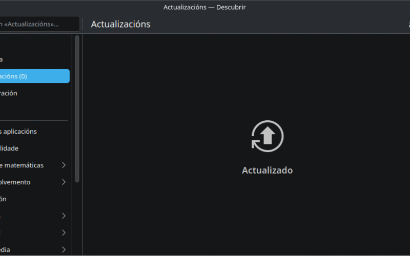 Imaxe de O meu sistema está actualizado